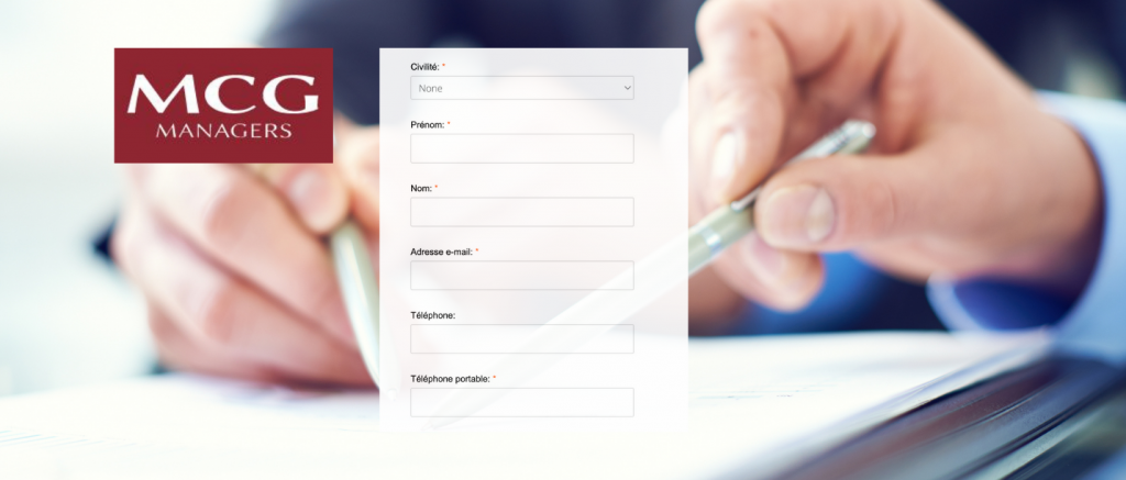Inscription managers de transition par mcg