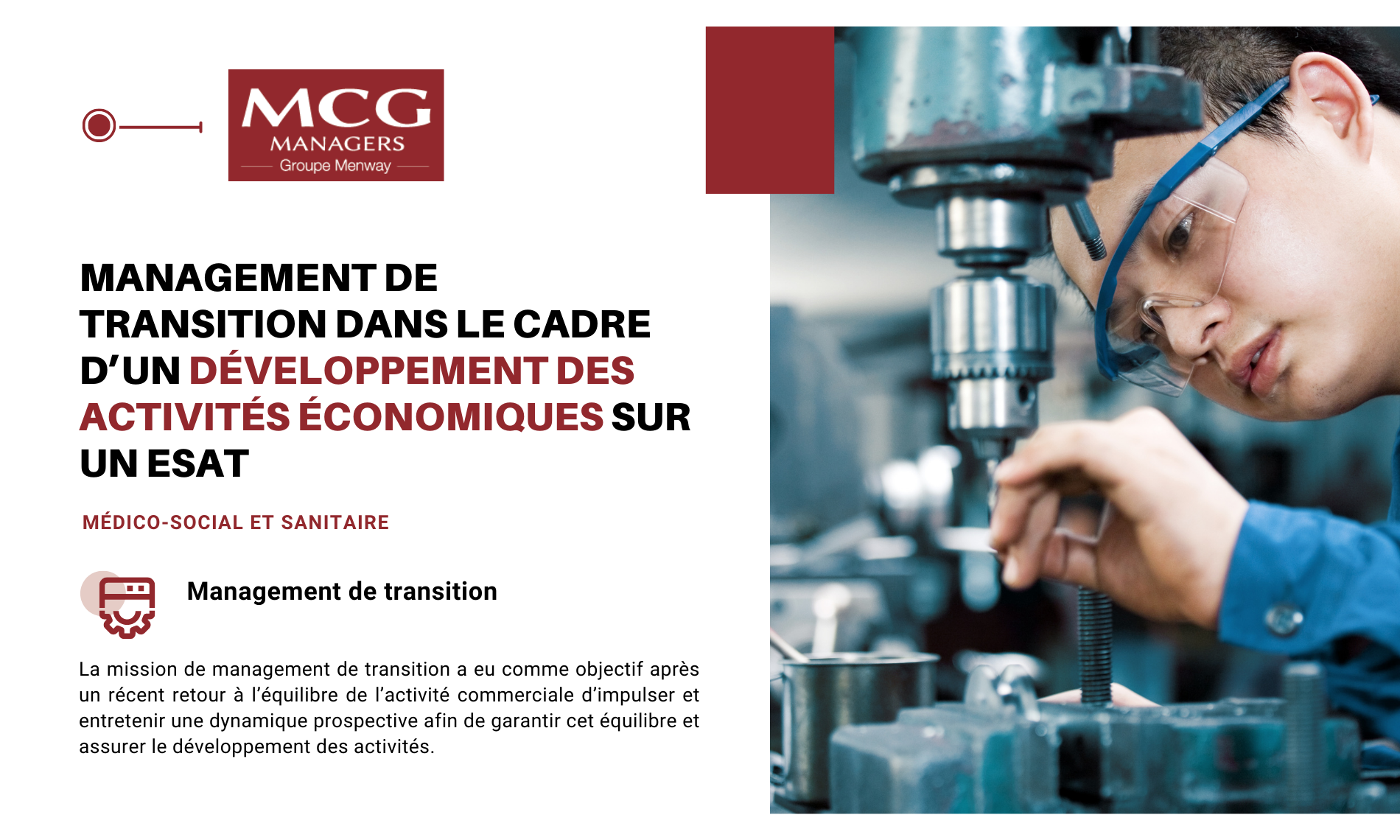 Management de transition dans le cadre d’un développement des activités économiques sur un ESAT